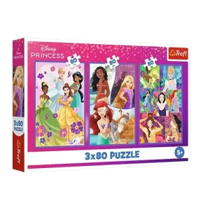 Trefl Puzzles - 3x80 - Princesses friends / Disney Princess_FSC Mix 70%