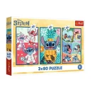Trefl Puzzles - 3x80 - Stitchs world / Disney Lilo&Stitch_FSC Mix 70%