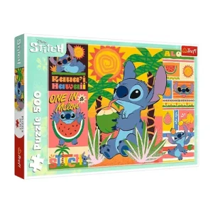 Trefl Puzzles - 500 - Holidays with Stitch / Disney Lilo&Stitch