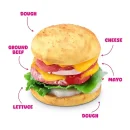 Zuru Slime Mart Small Shopping Basket Burger Series 1